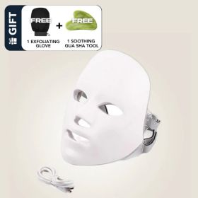 Light Therapy LED Face Mask 7 Color 149 Leds Photon Face Mask Beauty Photon Mask for Face Skin Rejuvenation Facial Skin Treatment Anti-Aging Anti Acne