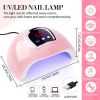 limegirl gel nail polish kit with U V lamp 15 color semi permanent gel nail polish kit with frosted top paint primer nail tool set