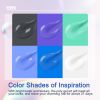 6 PCS Polygel Nail Kit With UV Nail Lamp, Slip Solution, Top Base Coat, Builder Nails Art Tools for Beginners