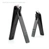10-Piece Black Nail Clippers Kit with Travel Case â€“ Professional Cuticle Nippers & Clippers, Complete Grooming Set for Home & Travel