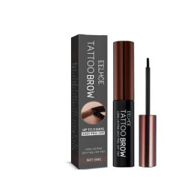 EELHOE Peel-off Eyebrow Dye Gel - Waterproof, Sweat-proof, Smudge-resistant For Creating Natural 3D Volumetric Brows Tattoo Gel (Color: Brown)
