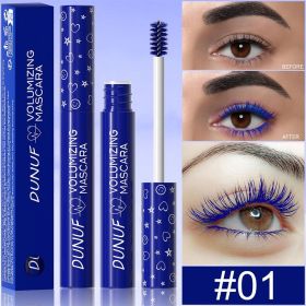 Colorful Curling Mascara Waterproof Fast Drying Eyelashes Extension Multicolor Lashes Makeup Lasting Waterproof White Mascara (Color: 01)