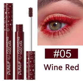 Colorful Curling Mascara Waterproof Fast Drying Eyelashes Extension Multicolor Lashes Makeup Lasting Waterproof White Mascara (Color: 05)