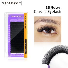 NAGARAKU Premium Faux Mink Individual Eyelash Extension Supplies Lashes Natural Soft Mink Eyelash Makeup Classical Eyelashes (Thickness, Length: 0.10mm, 10mm, Curl: C)