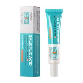 Salicylic Acid Acne Treatment Face Cream Repair Pimple Spots Deep Cleaning Pore Shrinking Anti-acne Scar Oil Control Moisturizer (Color: 1Pc)