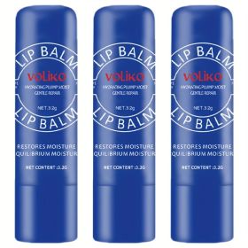 Remove Dark Lighten Lip Balm Exfoliating Dead Skin Anti-Crack Fade Lip Line Moisturizing Brighten Repair Lip Care Products (Color: 3Pcs)