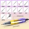 Portable Nail Drill Electric File: 45000RPM Professional Rechargeable Nail E-File Machine