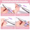 45000RPM Rechargeable Electric Nail Drill Machine Professional Nail Drills for Gel Nails Polish Portable Nail File Manicure Tool