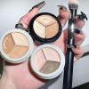 3-color Concealer Palette Moisturizing Cover Dark Circles And Acne Marks Natural Makeup Contouring Cream Shadow Cosmetics